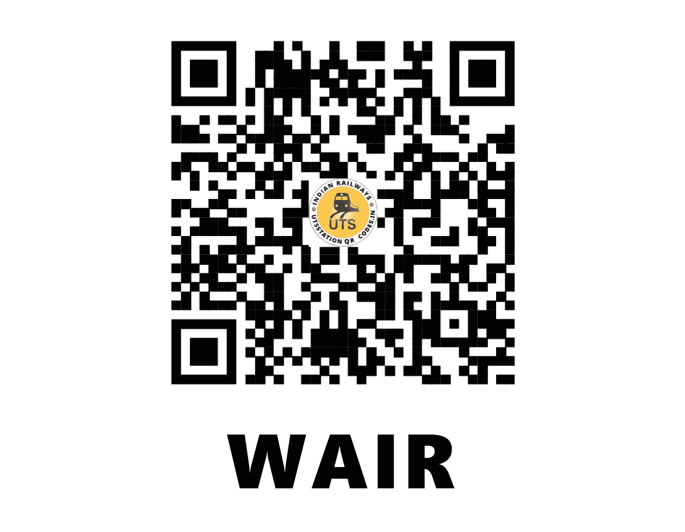 UTS QR Code for WAIR - WAIR (NC - UTTAR PRADESH)